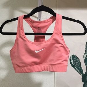 Coral Nike Sports Bra